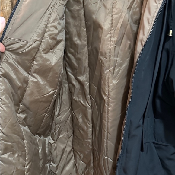 Vintage Outbrook Women’s Jacket/Coat Size Large Black Hooded ~D29 - Picture 6 of 13